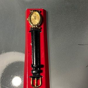 Black skinny watch